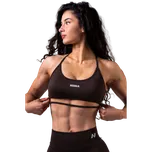 Open-back sportovní podprsenka POWER 890 tmavě hnědá - L