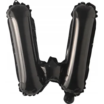 Balónek Foliový balónek Černý Písmeno Na 40 cm narozeniny