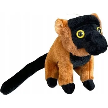 plyšák Plyšová Hračka Lemur Vari Rudy DUBI - 14 cm