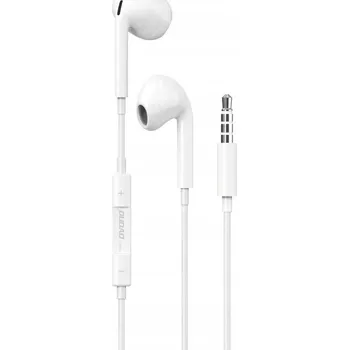Sluchátka Dudao sluchátka do uší s 3.5mm minijack konektorem, bílá