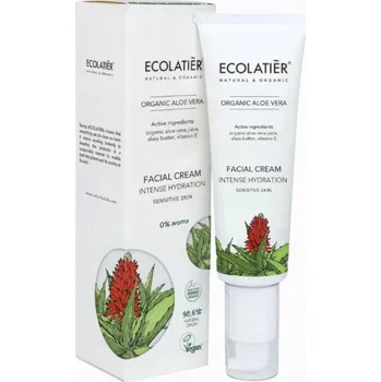 Pleťový krém ECOLATIER Intenzivně hydratační pleťový krém s organickým aloe 50 ml