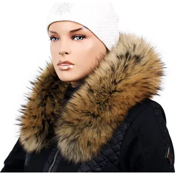 Kožešinový lem na kapuci - límec mývalovec snowtop M 35/58 (70 cm)