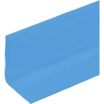 soklová lišta Modrá plastová PVC soklová lišta F981 - 40 m x 3 cm x 3 cm