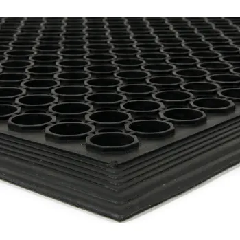 Rohožka Gumová venkovní vstupní rohož s obvodovou hranou FLOMA Dirt Catcher - 10,3 m x 90 cm x 1,2 cm