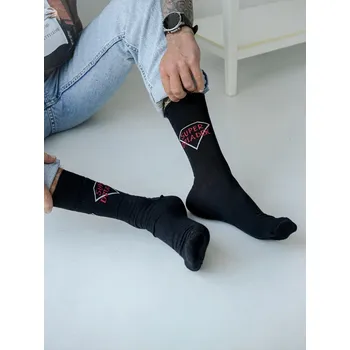 Sada pánského spodního prádla Milena Avangard 0125-133 Ponožky Super Grandpa 39-46 černá 43-46