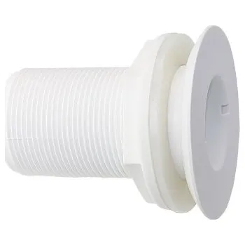 Boční průchodka trupu FLUSH 1 1/2" TD bílá