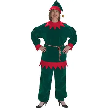 Karnevalový kostým Halco - Kostým Tradiční Vánoční elf pro dospělé - L-XL