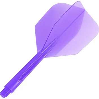 Příslušenství pro šipky Condor Letky Zero Stress - Small - Long - Clear Purple CN045