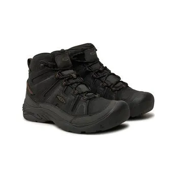 Pánská treková obuv Trekingová obuv Keen Circadia Mid Wp 1027841 Černá 44