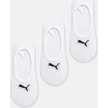 Pánské ponožky Ponožky Puma Footie (3-pack) 906930 bílá 00X, vel. 35/38