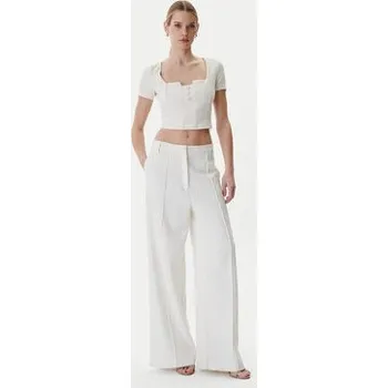 Dámská halenka Guess Halenka W6RP08 KCBO2 Écru Classic Fit S