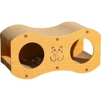 Kartonový škrábací domek pro kočky 3v1