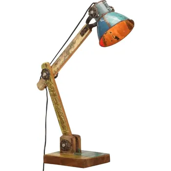Lampička Industriální stolní lampa vícebarevná kulatá 23x18x95 cm E27 - 8720287101918
