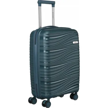 Peterson Kabinový skořepinový kufr z polypropylenu PTN WA06-W-S GREEN 40 l