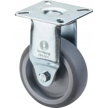 Pojezdové kolečko Kolečko otočné pevné gumové pro vozík 100mm 70kg