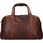 Lagen Kožená cestovní taška BLC-221-1414 hnědá melír