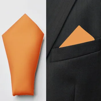 Látkový kapesník Oranžový kapesníček do saka Assante 90633, Velikost Uni