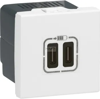 Elektrická zásuvka USB zásuvka do desky stolu Legrand bílá