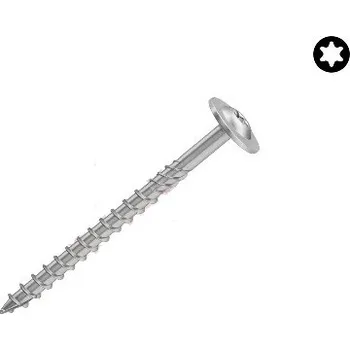 Vrut Konstrukční vrut talířová hl.TX40 A2 8,0x240