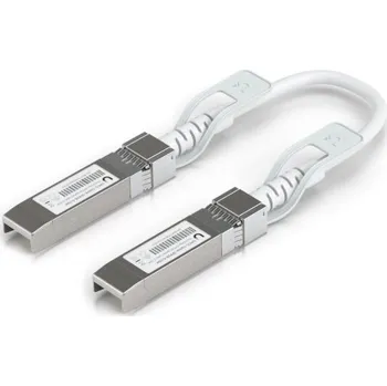 Počítač Ubiquiti Uplink Cable SFP28 0,15m Kabel, uplink, SFP28, optimalizace rychlosti (1/10/25Gbps), podpora SFP/SFP+, průměr 4,5mm, délka 0,15m, bílý UACC-Uplink-SFP28-0.15M