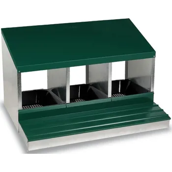 snáškové hnízdo Snáškové hnízdo pro slepice se sběrným košíkem na vejce GAUN 10100 trojmístné