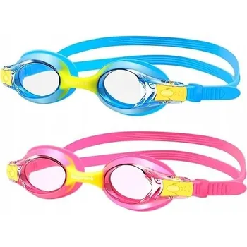 Plavecké brýle Plavecké brýle pro děti Sada 2ks růžové a modré Anti-Fog