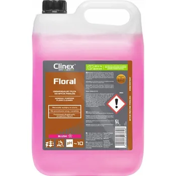 Čistič podlahy Clinex Floral Blush - Univerzální čisticí prostředek na podlahy, nezanechává šmouhy, 5 l