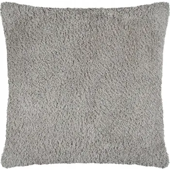 Polštář Dekorační Polštář MONTREAL 50x50 cm světle béžová kožíšek + výplň BOHO medvídek