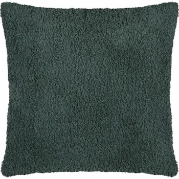 Polštář Dekorační Polštář MONTREAL 50x50 cm nefritová kožíšek + BOHO výplň z medvídka