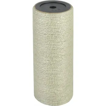 Škrabadlo na zeď pro kočky béžové, 20 cm, sisalové lano, průměr 8 cm