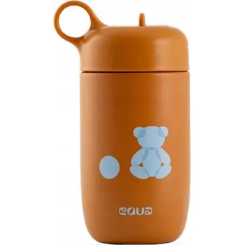 Láhev Dětská láhev s pítkem a úchyty EQUA Kids Bottle 0,4 l - teddy bear (Medvídek)