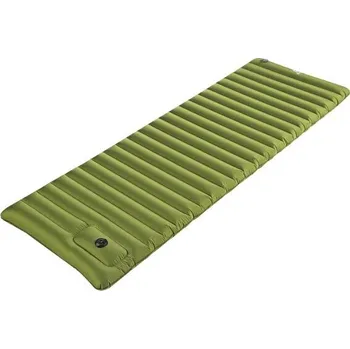 Karimatka Zelená nafukovací turistická karimatka s integrovanou pumpou NILS CAMP - 190 x 64 cm a tloušťka 10 cm