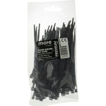 Stahovací páska Stahovací páska Ecolight 100 mm x 3,6 mm, průměr 3,6 mm, 100 ks