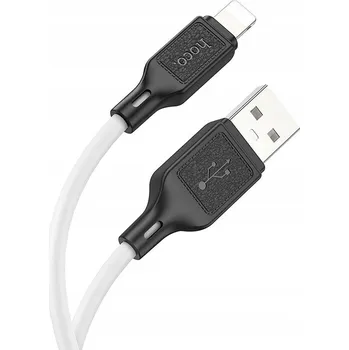 Náhradní díl pro mobilní telefon HOCO nabíjecí kabel USB - Apple Lightning 2,4A X90 1m bílý