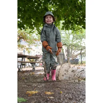 Chlapecká bunda Reima Dětská nepromokavá bunda 5100023A zelená 97X, vel. 128