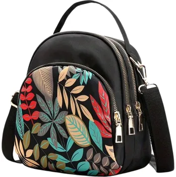 Městský batoh Camerazar 2v1 malý dámský batoh přes rameno černý městský batoh