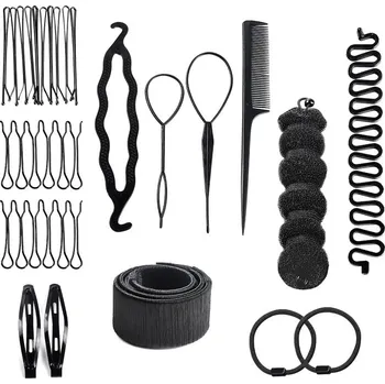 Ozdoba do vlasů Camerazar Sada výplně drdolů s hřebenem a špendlíky pro snadné účesy