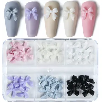 3D ozdoby na nehty, 30 ks v plastovém boxu