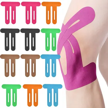 Tejpovací páska Vysoce Kvalitní Kineziologická Tejpovací Páska, Hlavně na Koleno – 12 Kusů