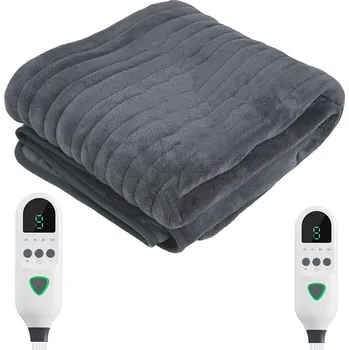 VELKÁ Elektrická deka měkká 180x160cm Vyhřívací podložka Berdsen 160W + Časovač