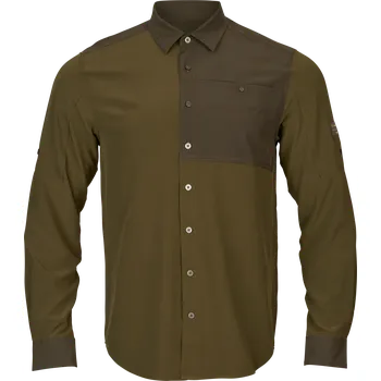 Pánská košile Pánská košile Härkila Logmar L/S Dark olive/Willow green L