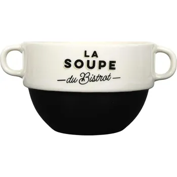 Miska na polévku BISTROT 450 ml černá