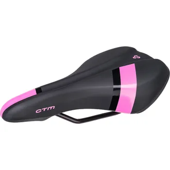 Komponent pro jízdní kolo CTM sedlo dětské Flash Barva: černá/růžová, Velikost: 16/20''