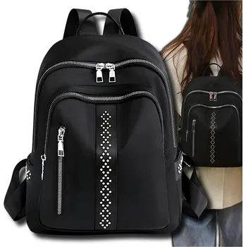 Městský batoh Dámský batoh elegantní městský černý boho