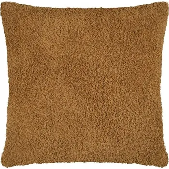 Polštář Dekorační povlak na polštář MONTREAL 40x40 cm camel, kožíšek medvídek teddy na polštář