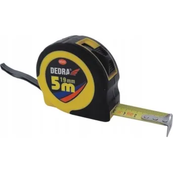 metr DEDRA M582 Svinovací metr 5 m / 19 mm, pouzdro ABS + GUMA