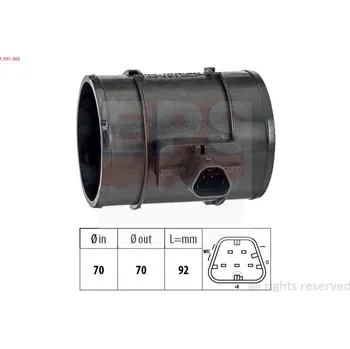 Čidlo automobilu Snímač množství protékajícího vzduchu EPS 1.991.465