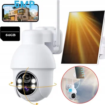 Bezpečnostní kamera Kompaktní IP kamera (box) OTH ZEWNĘTRZNA KAMERA SOLARNA 64GB 5 Mpx