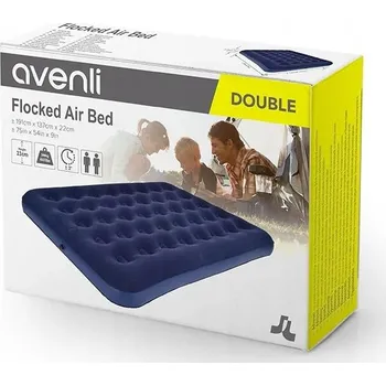 Karimatka Matrace pro dvě osoby Avenli 191 x 120 x 22 cm modrá