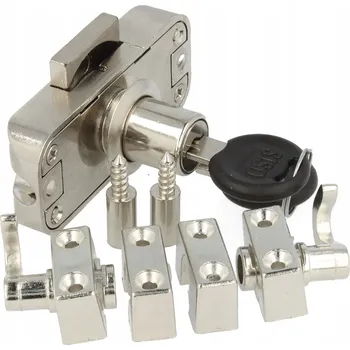 Nábytkové kování Tříbodový baskwilový zámek SISO X922 pro skříně